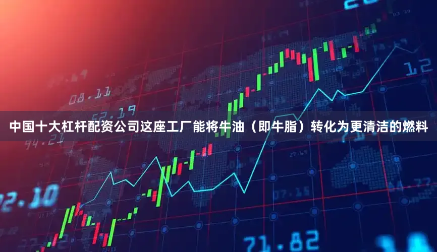 中国十大杠杆配资公司这座工厂能将牛油（即牛脂）转化为更清洁的燃料