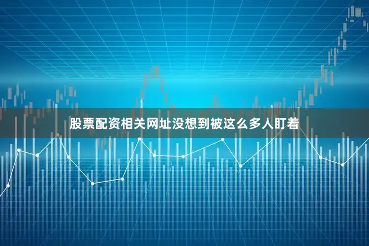 股票配资相关网址没想到被这么多人盯着